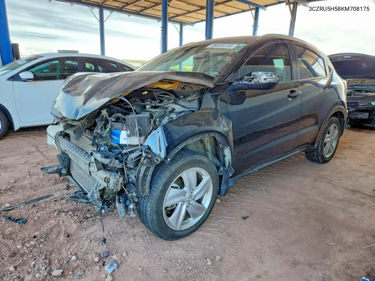 HONDA HR-V 2019, VIN 3CZRU5H58KM708175