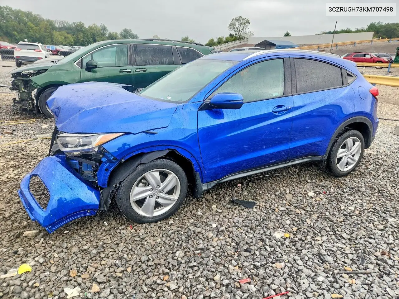HONDA HR-V 2019, VIN 3CZRU5H73KM707498