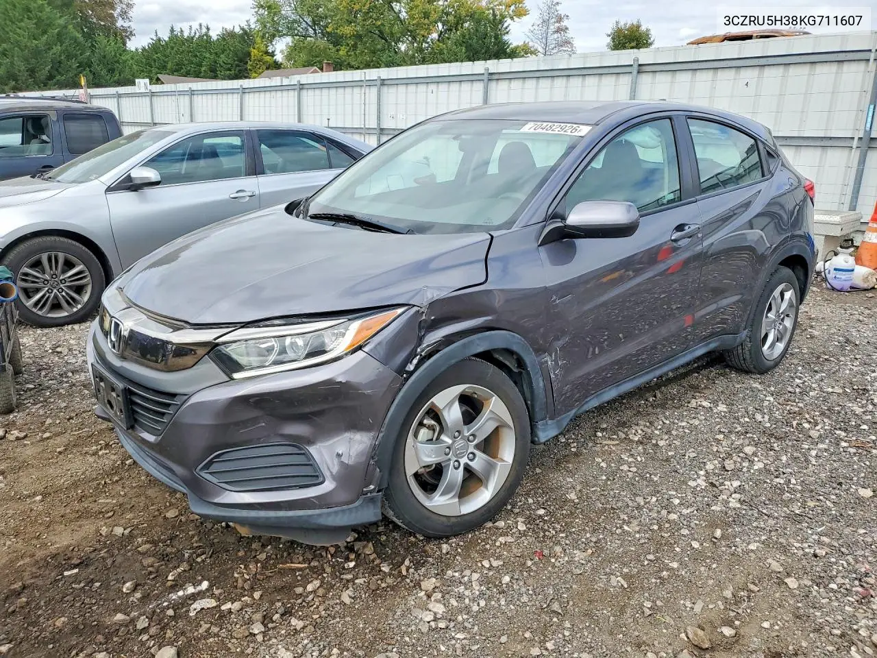 HONDA HR-V 2019, VIN 3CZRU5H38KG711607