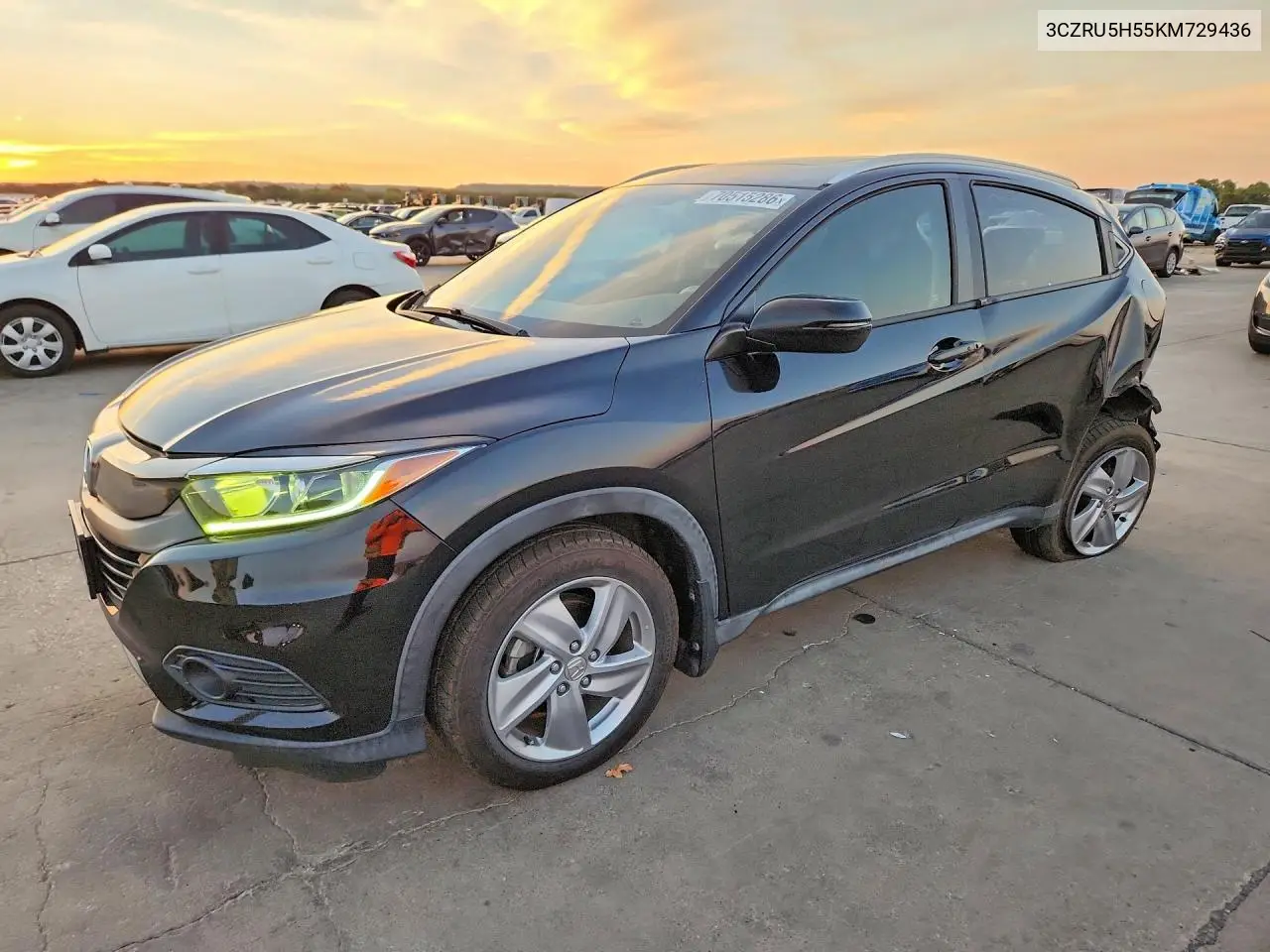 HONDA HR-V 2019, VIN 3CZRU5H55KM729436