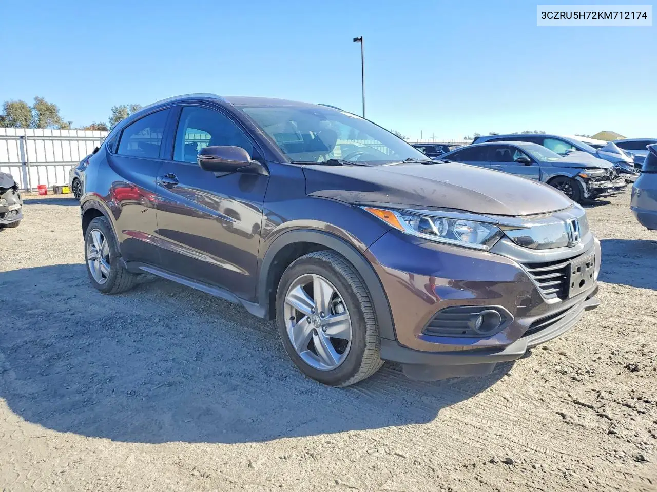 2019 HONDA HR-V VIN 3CZRU5H72KM712174 — фото 4