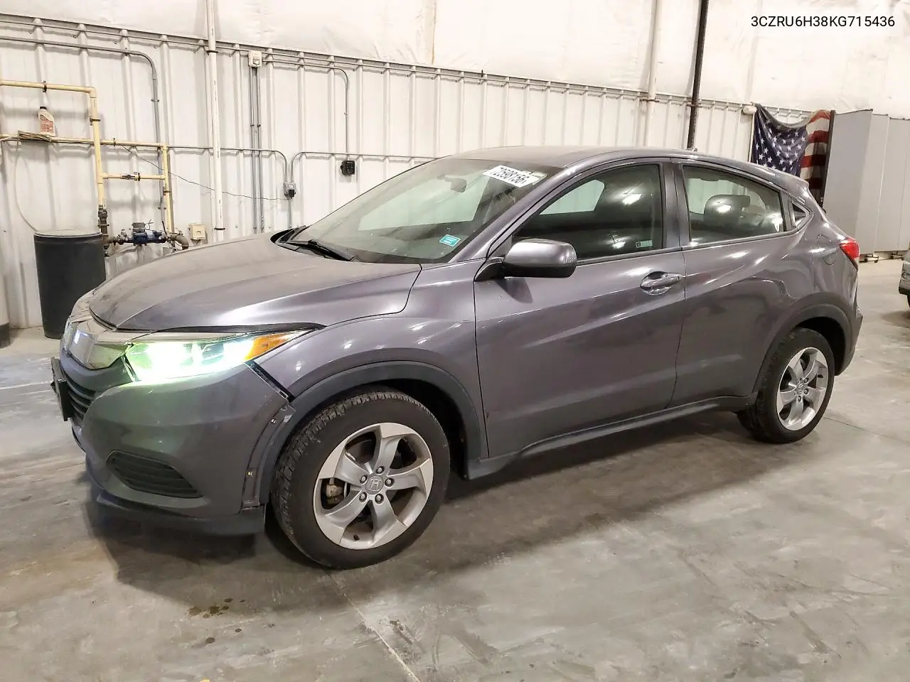 HONDA HR-V 2019, VIN 3CZRU6H38KG715436