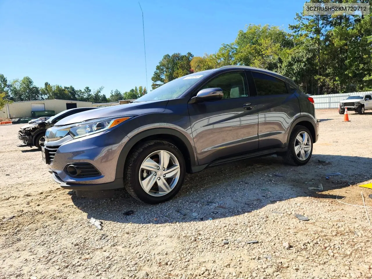 HONDA HR-V 2019, VIN 3CZRU5H52KM720712