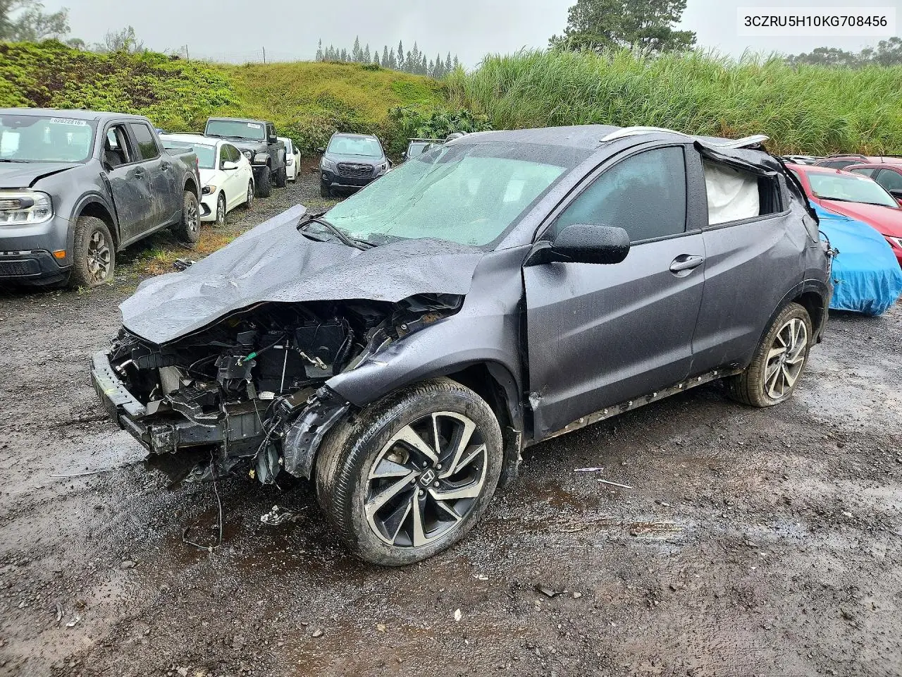 HONDA HR-V 2019, VIN 3CZRU5H10KG708456