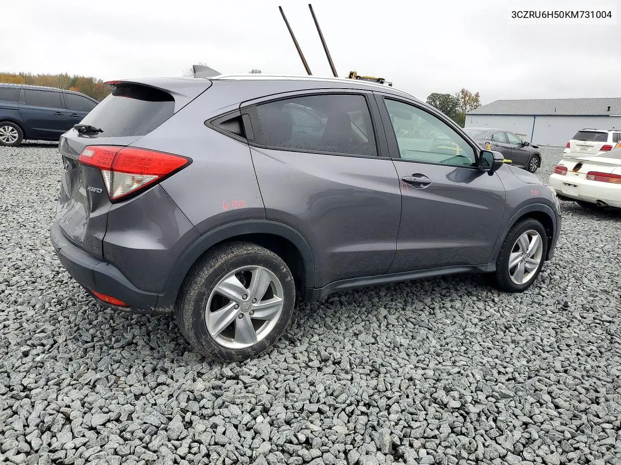 2019 HONDA HR-V VIN 3CZRU6H50KM731004 — фото 3