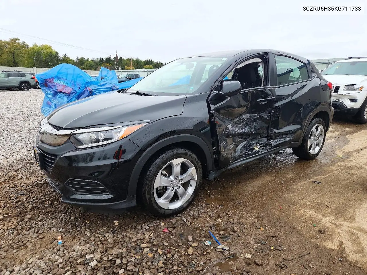 HONDA HR-V 2019, VIN 3CZRU6H35KG711733
