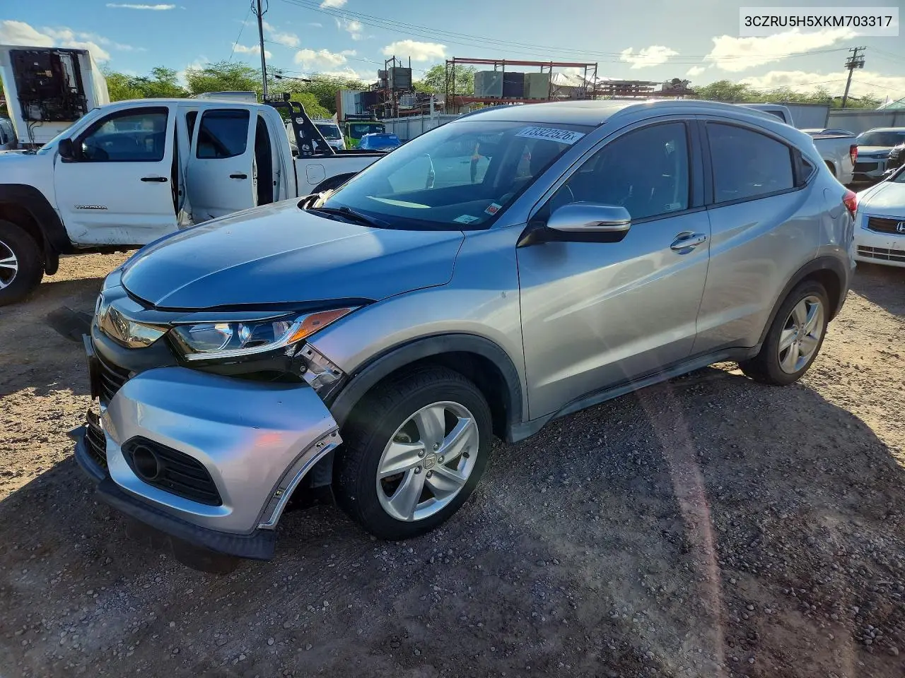 HONDA HR-V 2019, VIN 3CZRU5H5XKM703317
