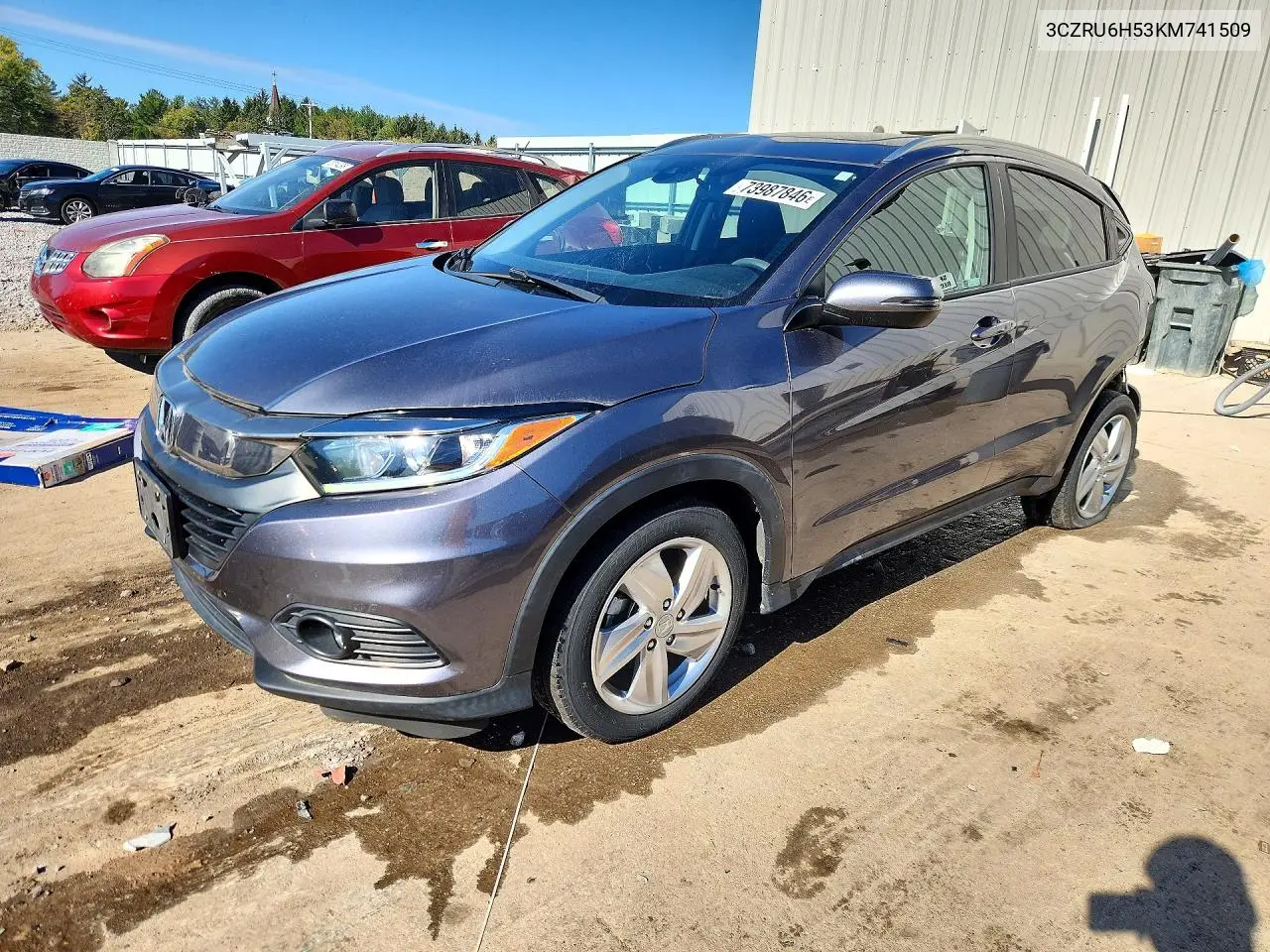 HONDA HR-V 2019, VIN 3CZRU6H53KM741509