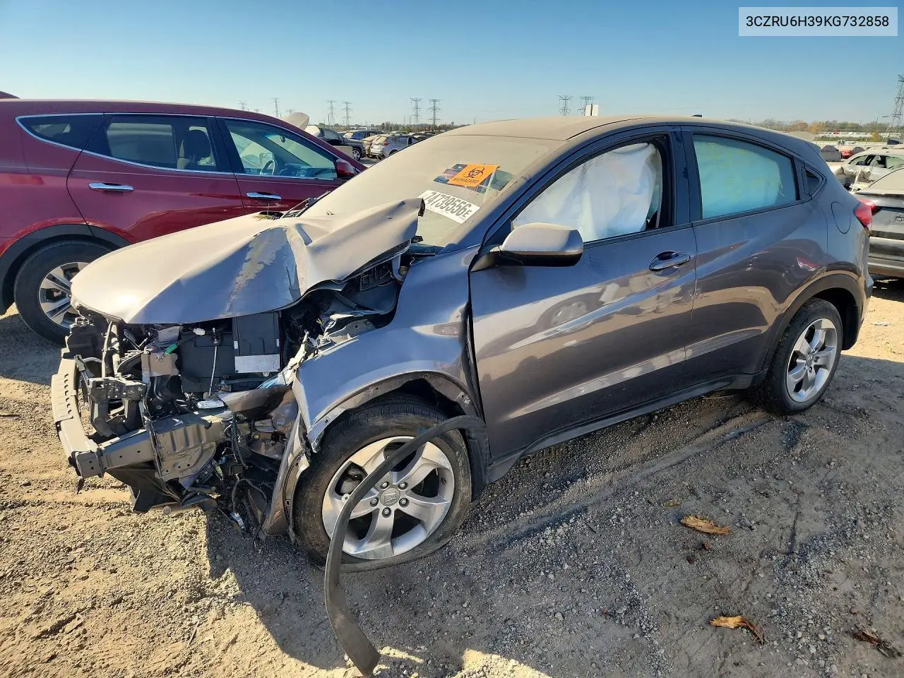 HONDA HR-V 2019, VIN 3CZRU6H39KG732858