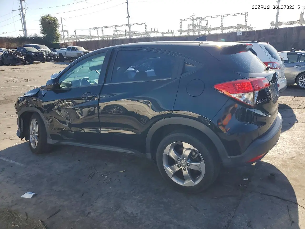 2020 HONDA HR-V VIN 3CZRU6H36LG702315 — фото 2