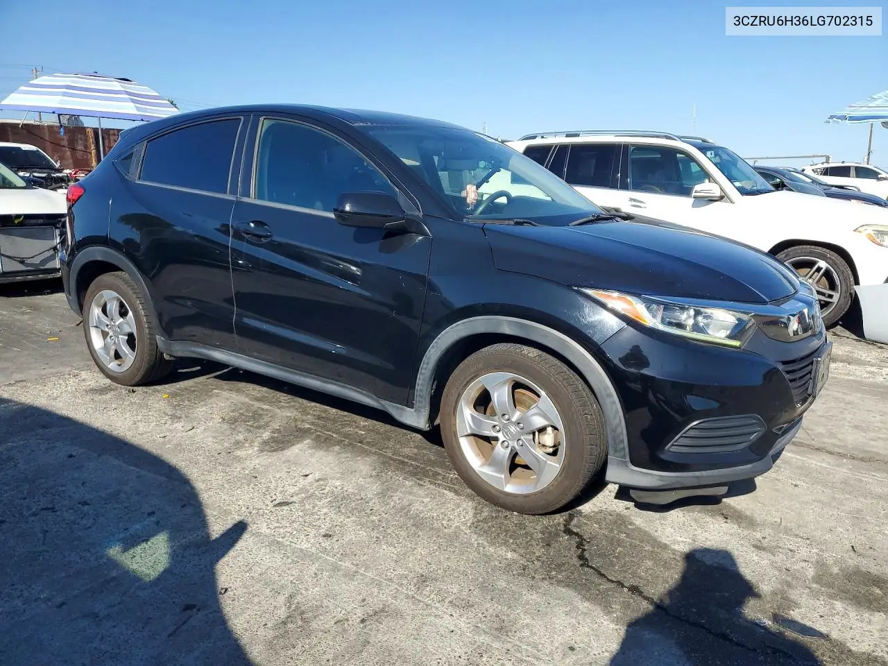 2020 HONDA HR-V VIN 3CZRU6H36LG702315 — фото 4