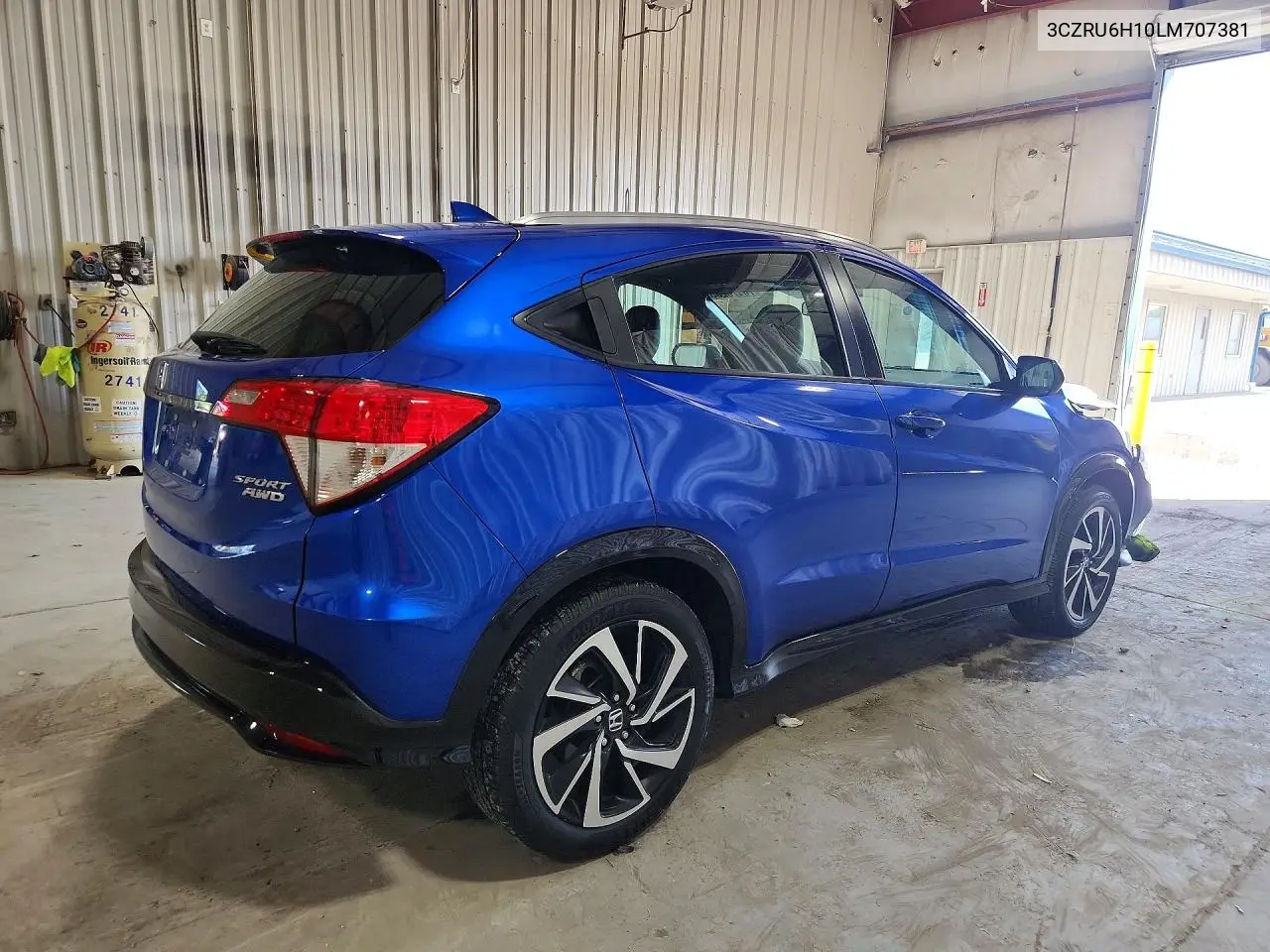 2020 HONDA HR-V VIN 3CZRU6H10LM707381 — фото 3