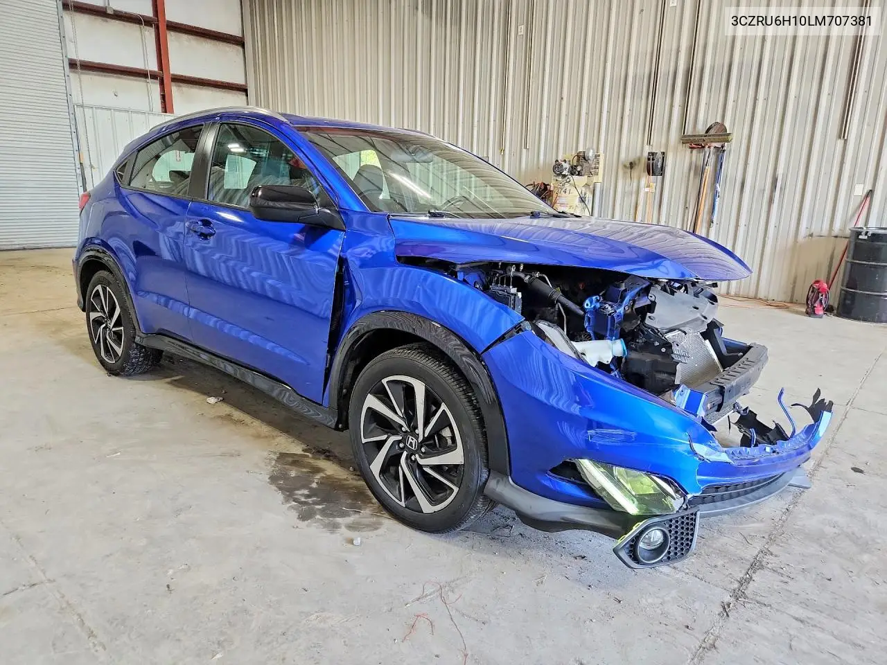 2020 HONDA HR-V VIN 3CZRU6H10LM707381 — фото 4