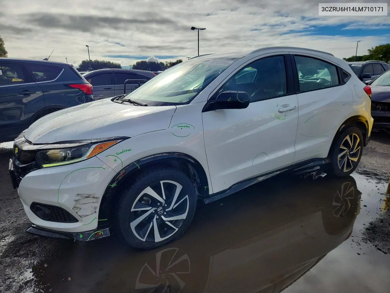 HONDA HR-V 2020, VIN 3CZRU6H14LM710171