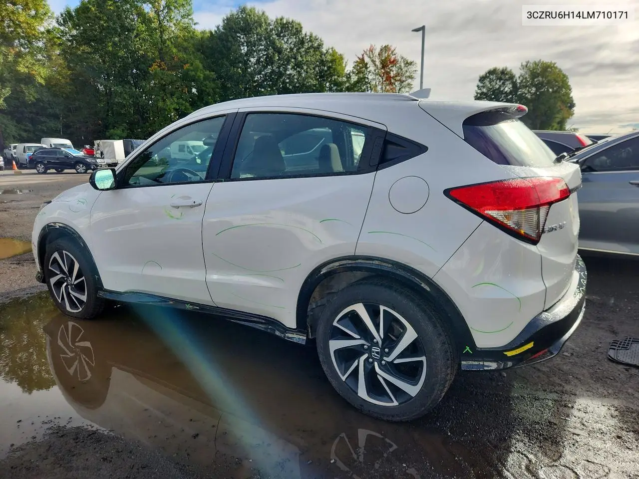 2020 HONDA HR-V VIN 3CZRU6H14LM710171 — фото 2