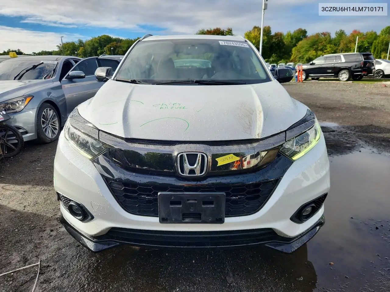 2020 HONDA HR-V VIN 3CZRU6H14LM710171 — фото 5