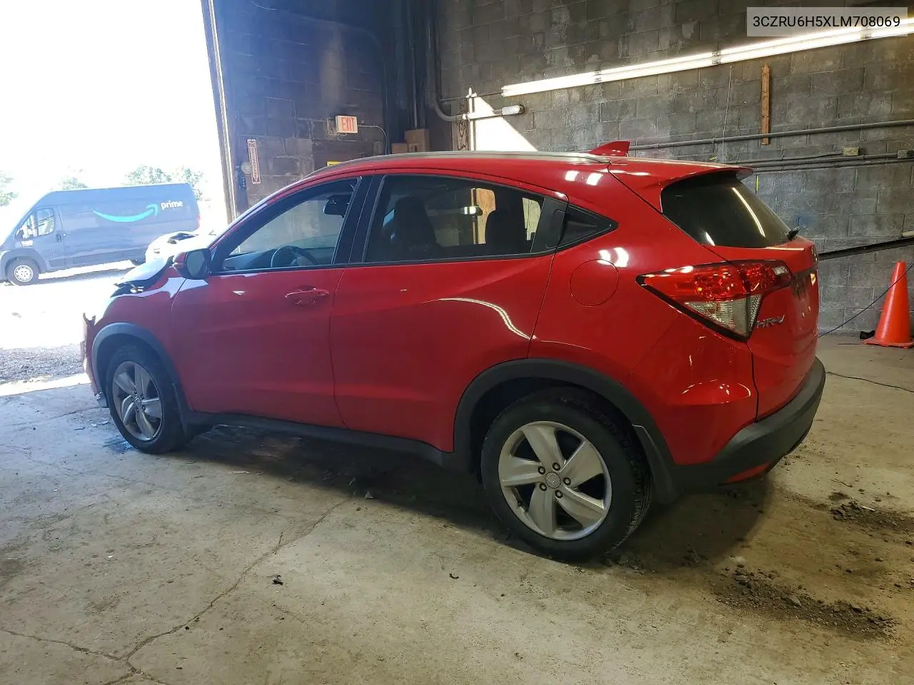 2020 HONDA HR-V VIN 3CZRU6H5XLM708069 — фото 2