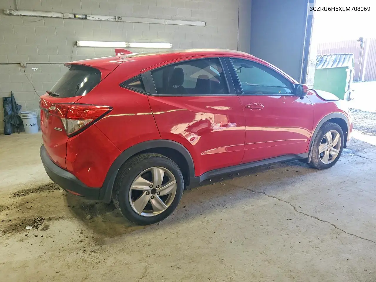2020 HONDA HR-V VIN 3CZRU6H5XLM708069 — фото 3