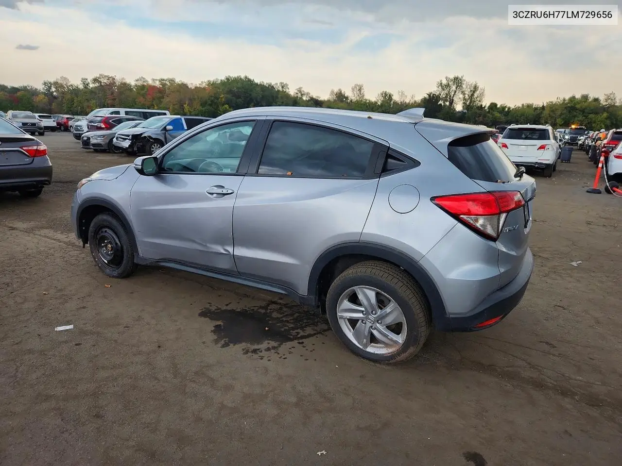 2020 HONDA HR-V VIN 3CZRU6H77LM729656 — фото 2