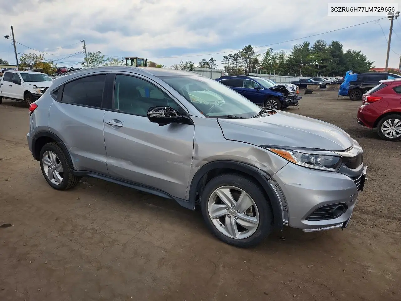 2020 HONDA HR-V VIN 3CZRU6H77LM729656 — фото 4