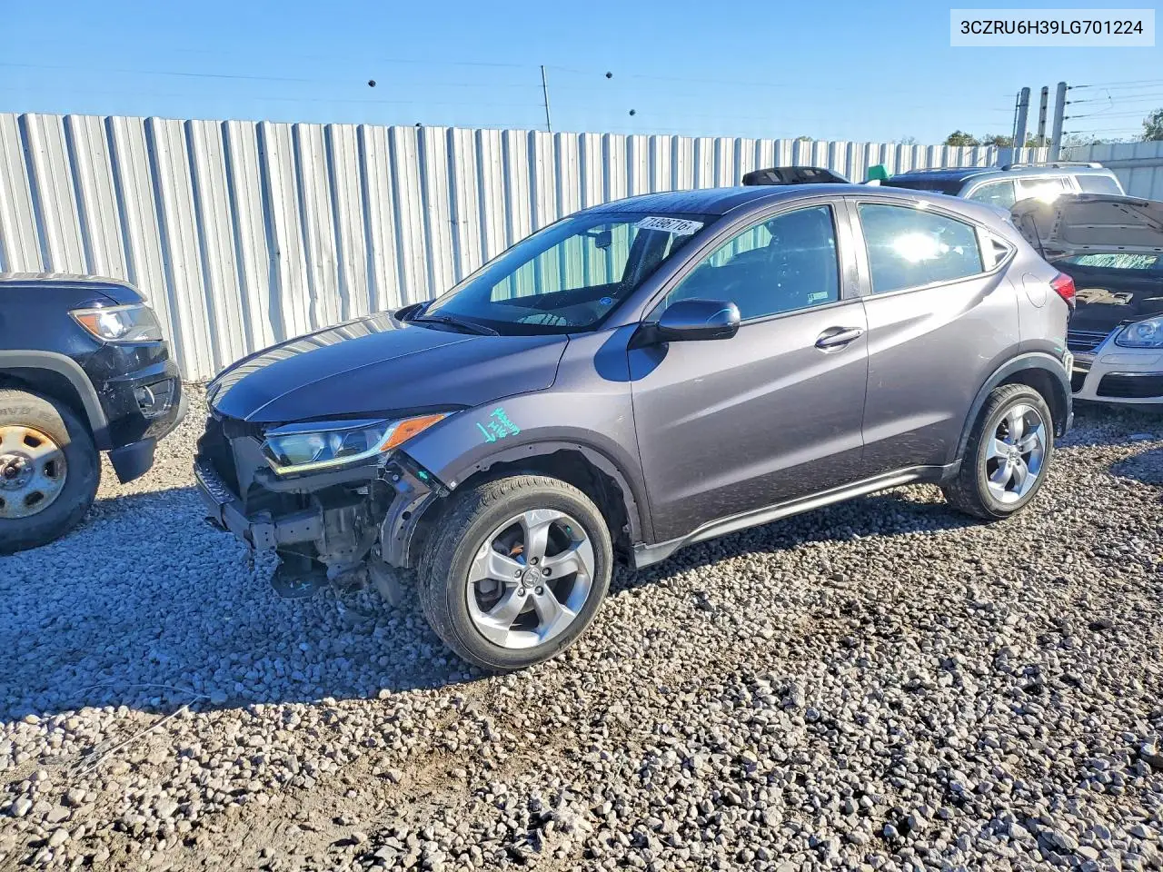 HONDA HR-V 2020, VIN 3CZRU6H39LG701224