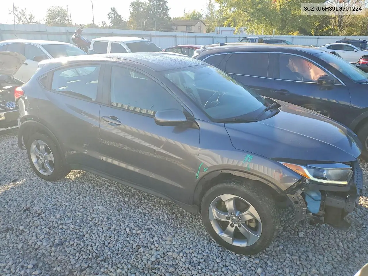 2020 HONDA HR-V VIN 3CZRU6H39LG701224 — фото 4