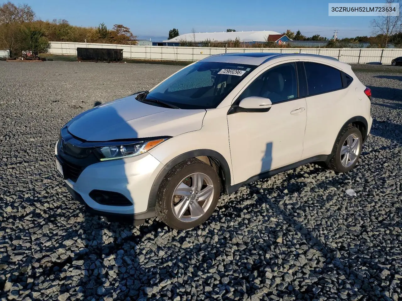 HONDA HR-V 2020, VIN 3CZRU6H52LM723634