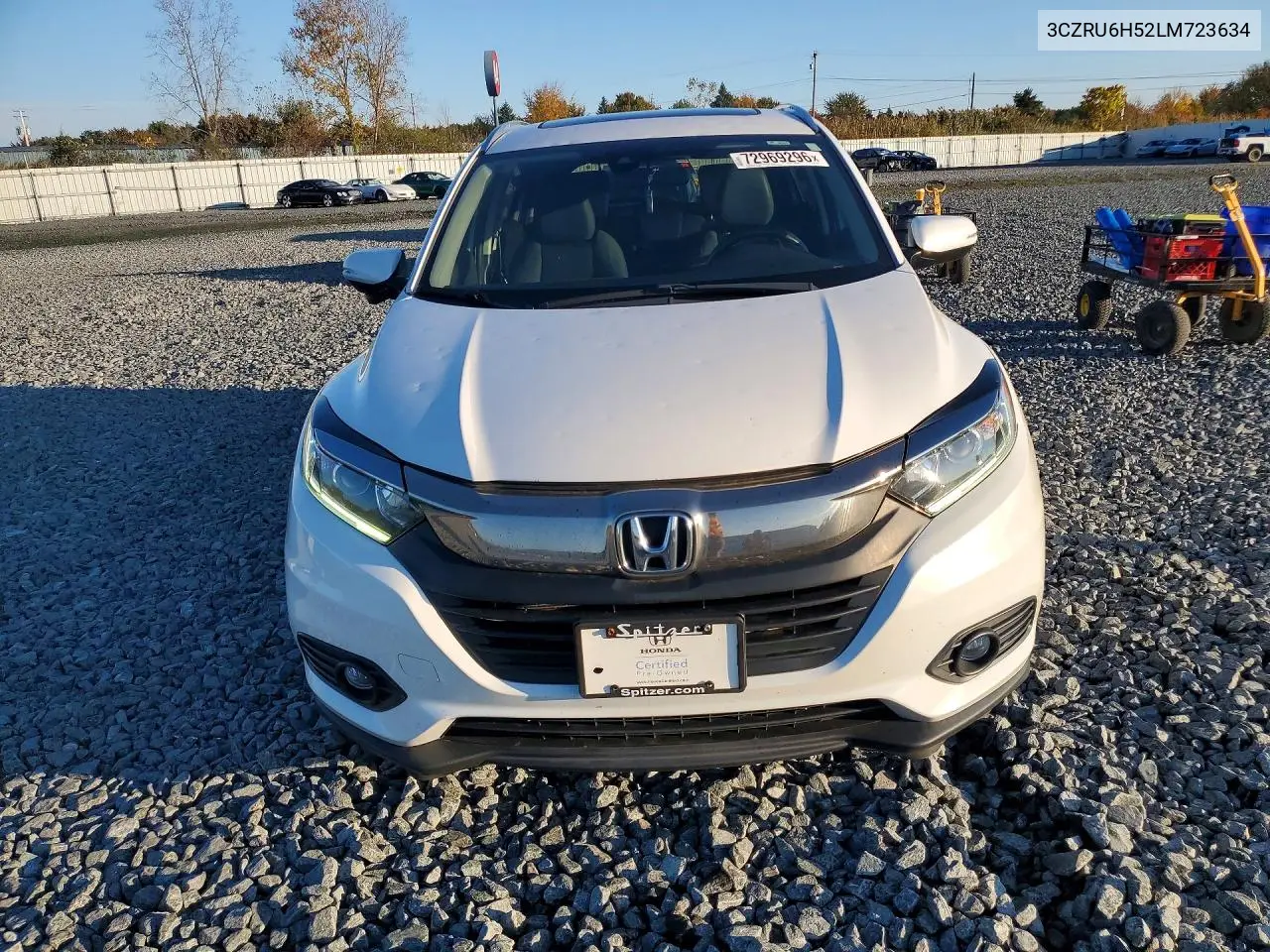 2020 HONDA HR-V VIN 3CZRU6H52LM723634 — фото 5