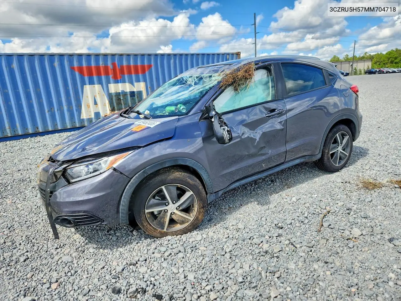 HONDA HR-V 2021, VIN 3CZRU5H57MM704718