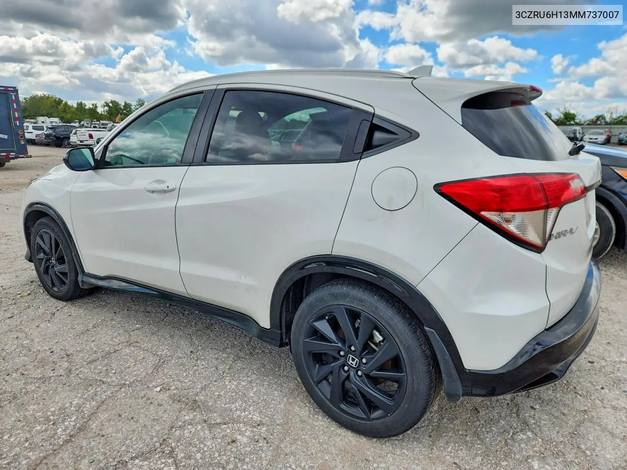 2021 HONDA HR-V VIN 3CZRU6H13MM737007 — фото 2