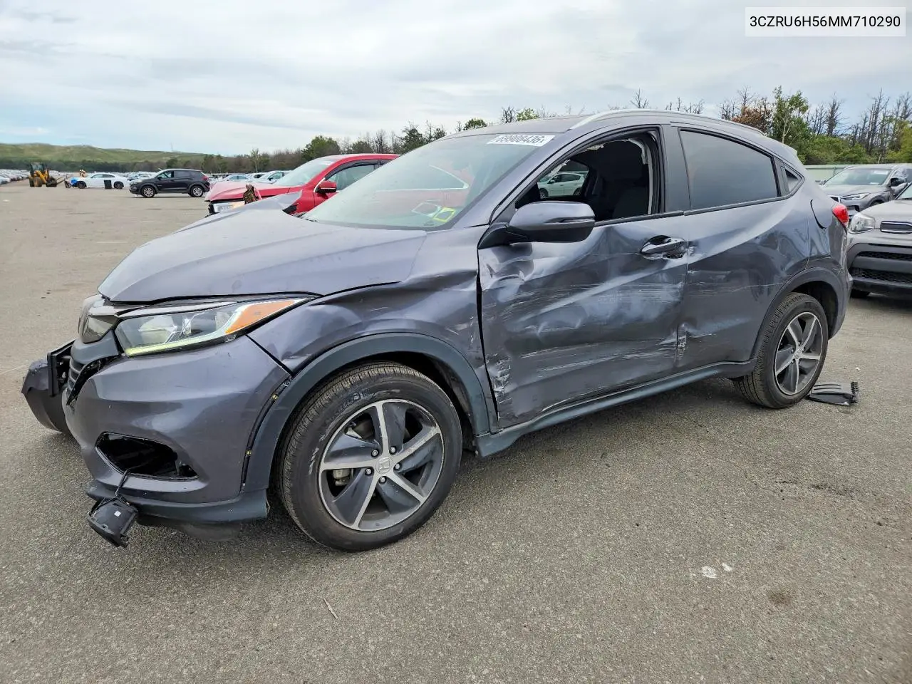 HONDA HR-V 2021, VIN 3CZRU6H56MM710290