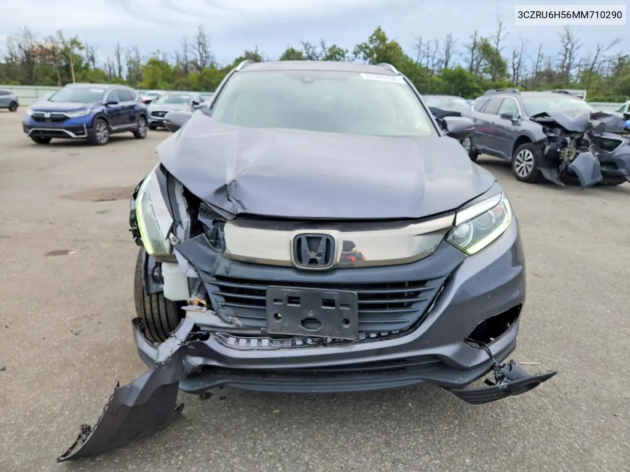 2021 HONDA HR-V VIN 3CZRU6H56MM710290 — фото 5