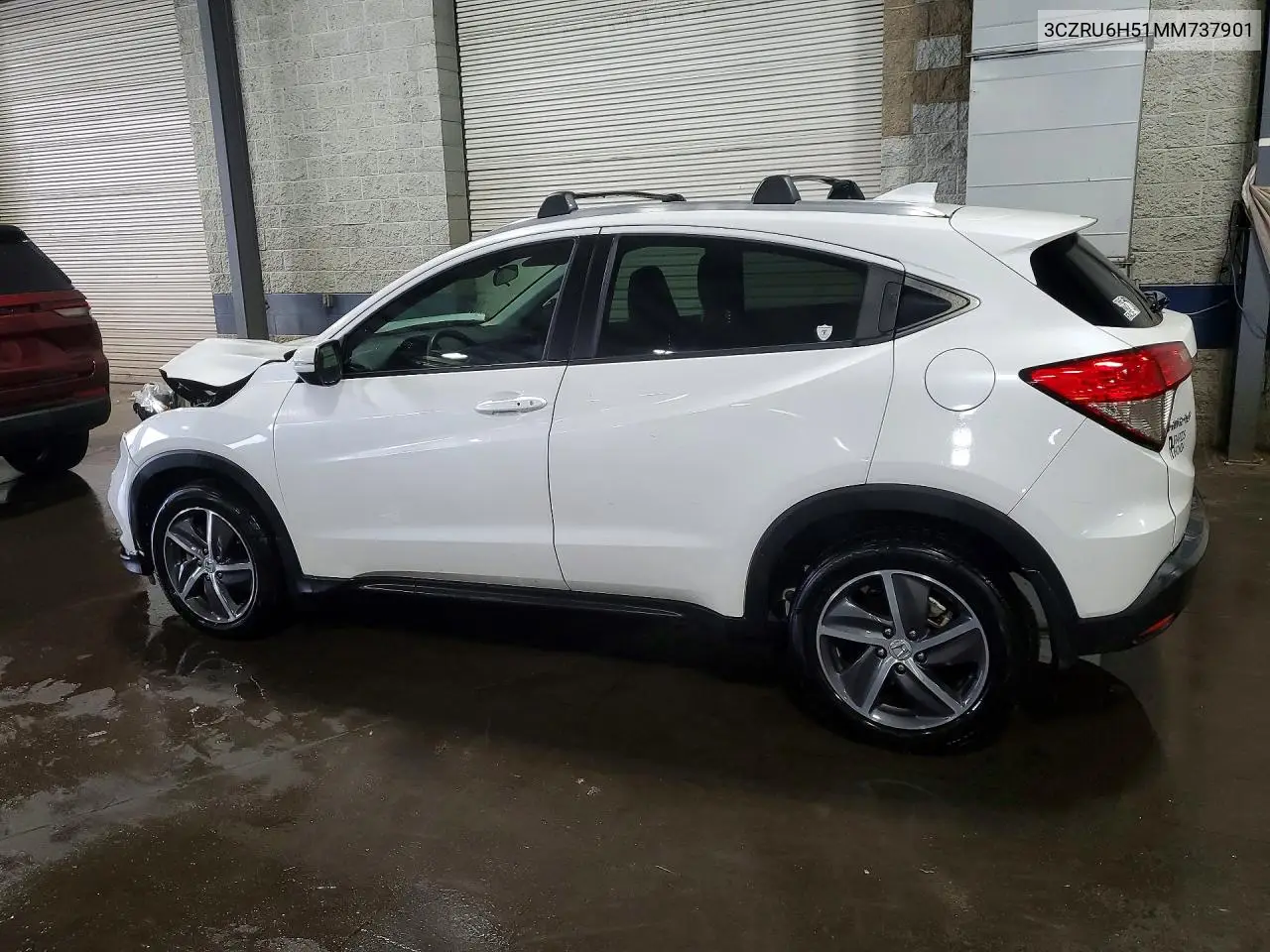 2021 HONDA HR-V VIN 3CZRU6H51MM737901 — фото 2
