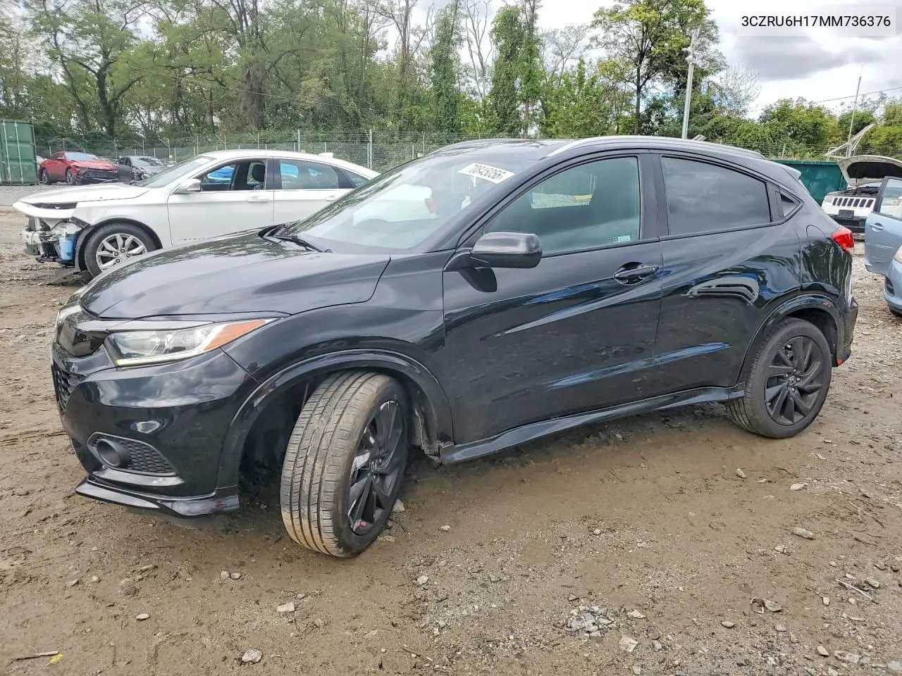 HONDA HR-V 2021, VIN 3CZRU6H17MM736376