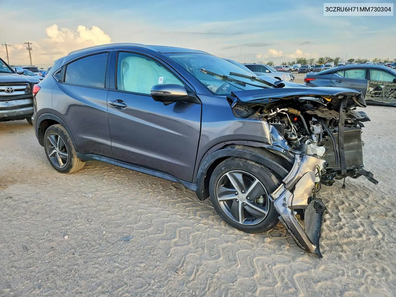 2021 HONDA HR-V VIN 3CZRU6H71MM730304 — фото 4