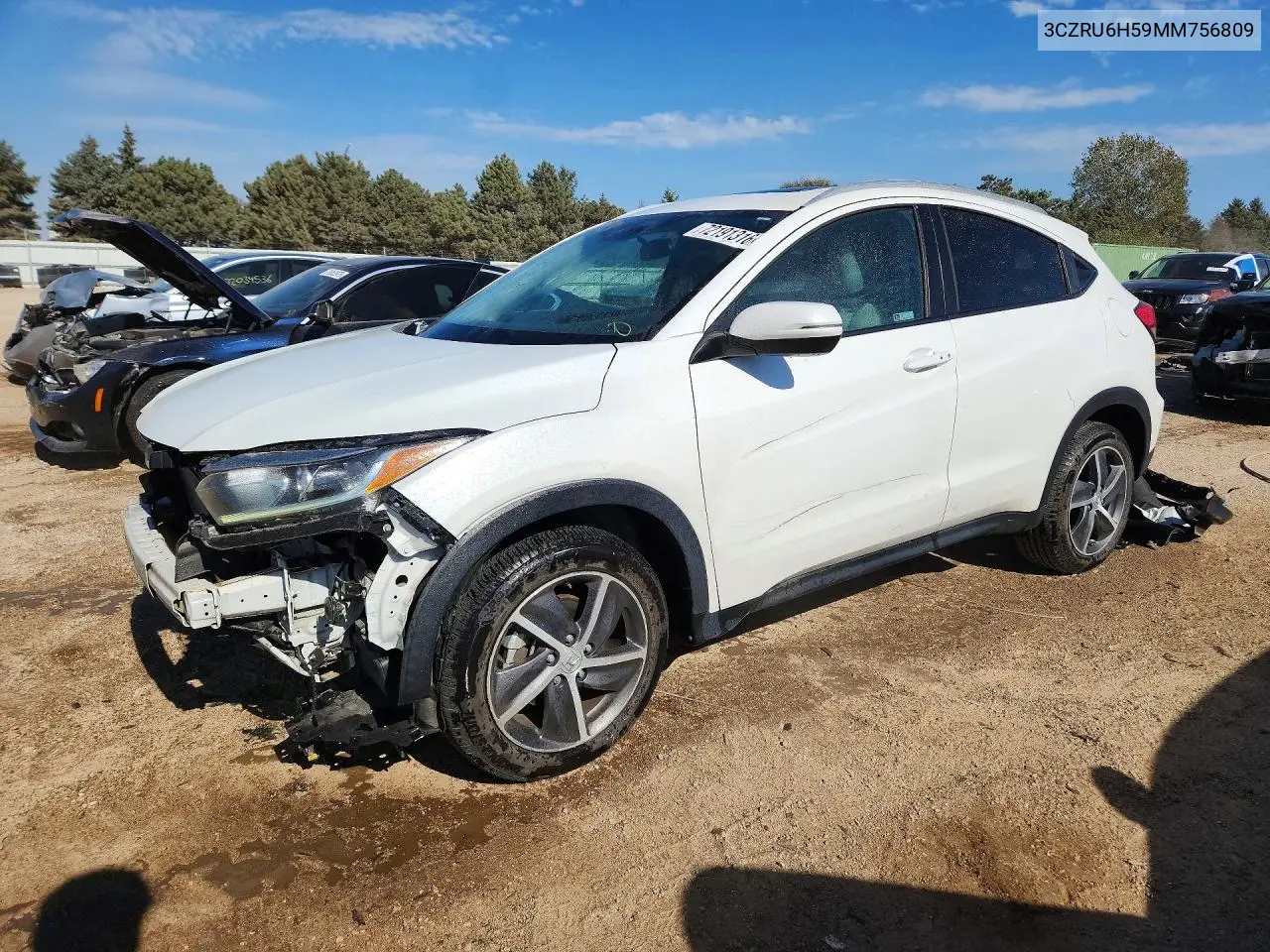 HONDA HR-V 2021, VIN 3CZRU6H59MM756809