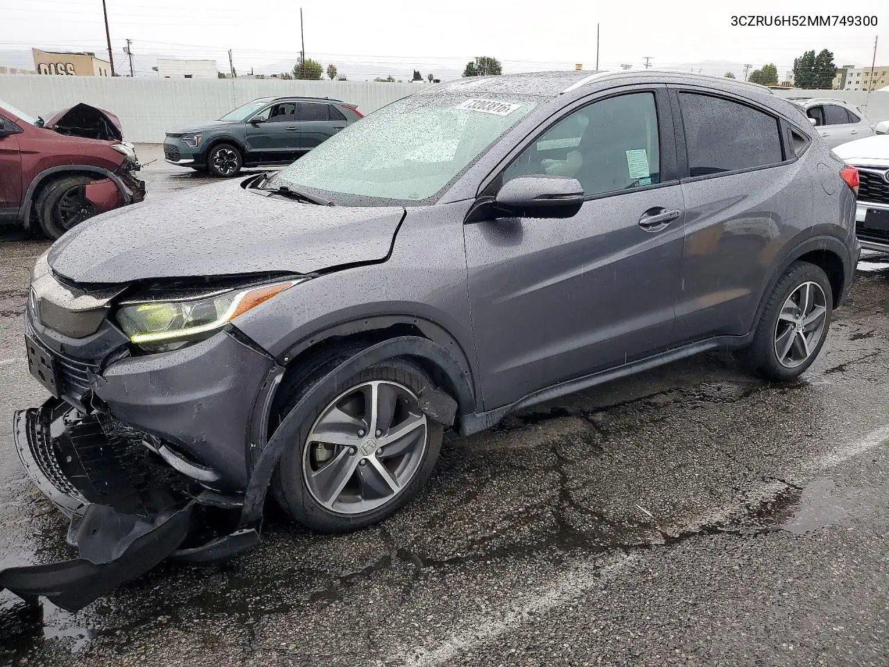 HONDA HR-V 2021, VIN 3CZRU6H52MM749300