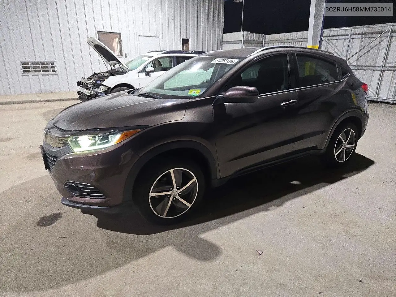 HONDA HR-V 2021, VIN 3CZRU6H58MM735014