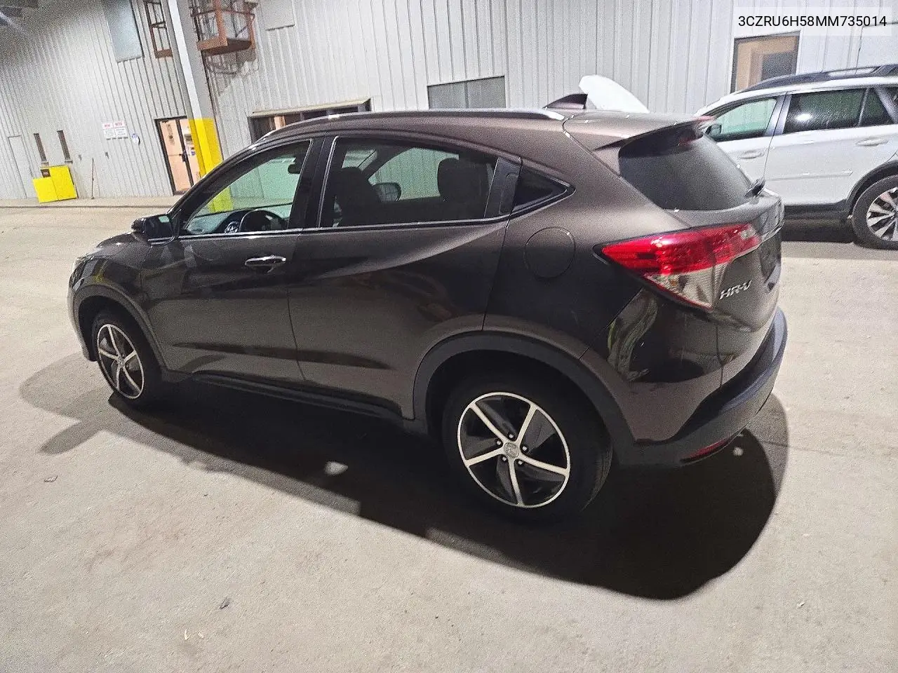 2021 HONDA HR-V VIN 3CZRU6H58MM735014 — фото 2