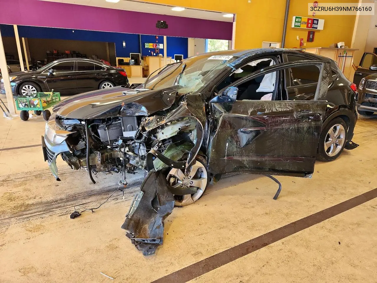 HONDA HR-V 2022, VIN 3CZRU6H39NM766160