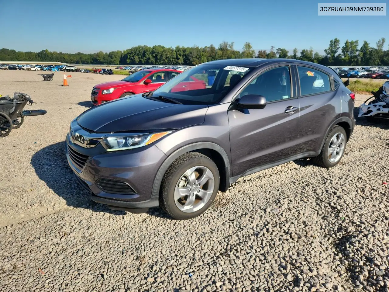 HONDA HR-V 2022, VIN 3CZRU6H39NM739380