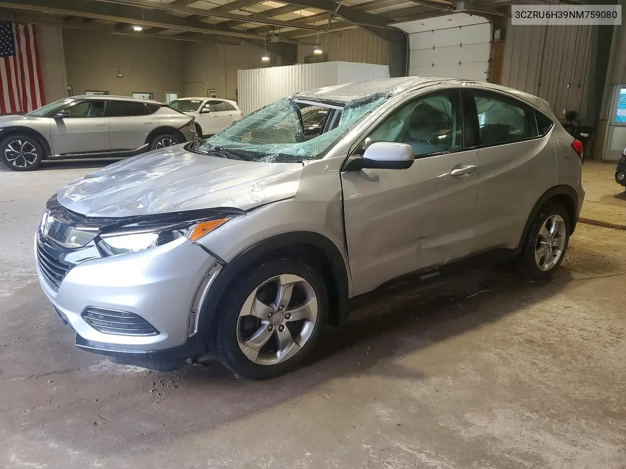HONDA HR-V 2022, VIN 3CZRU6H39NM759080