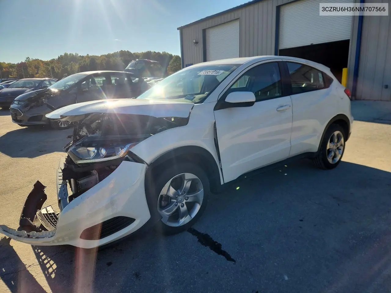 HONDA HR-V 2022, VIN 3CZRU6H36NM707566