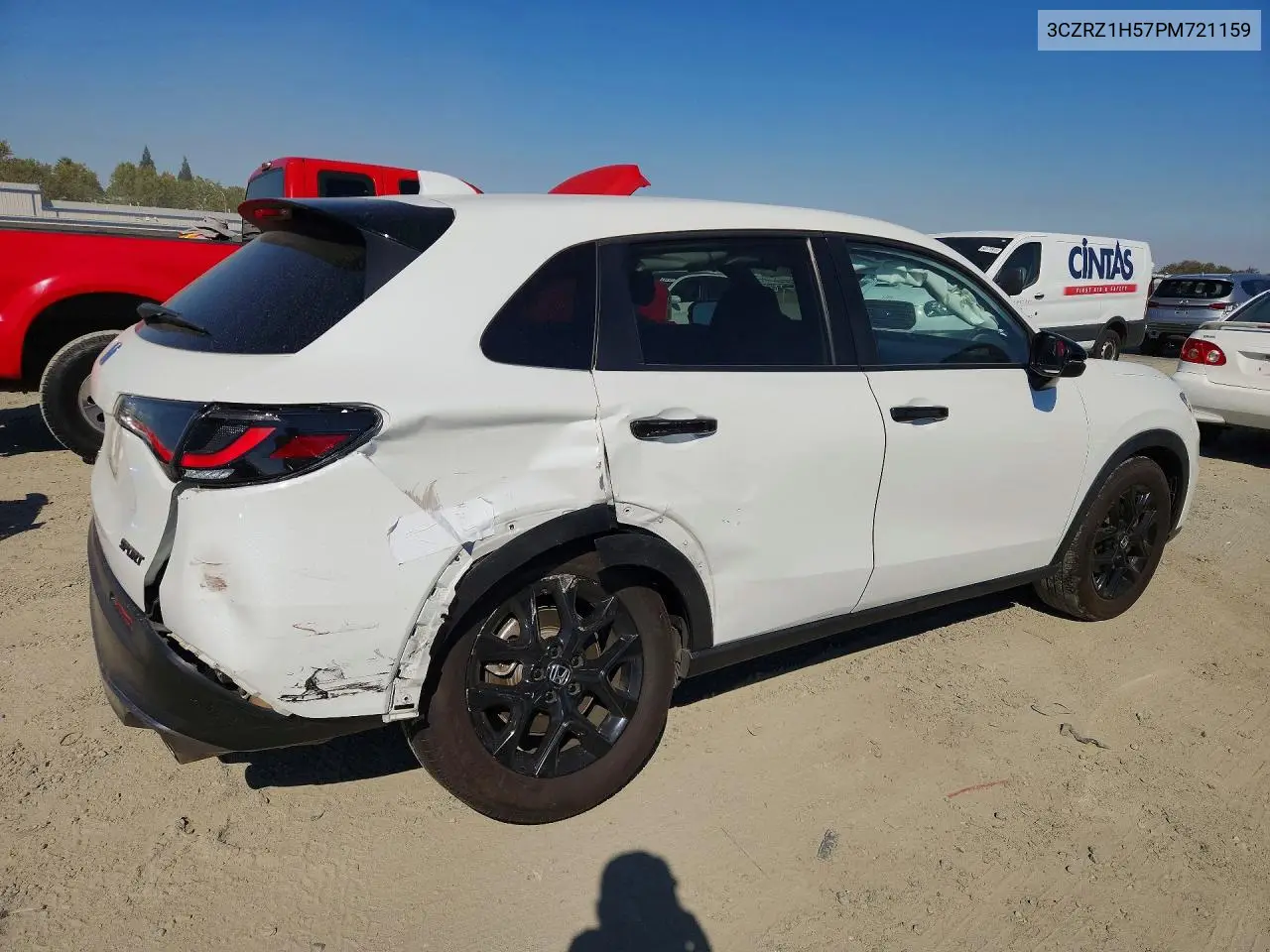 2023 HONDA HR-V VIN 3CZRZ1H57PM721159 — фото 3