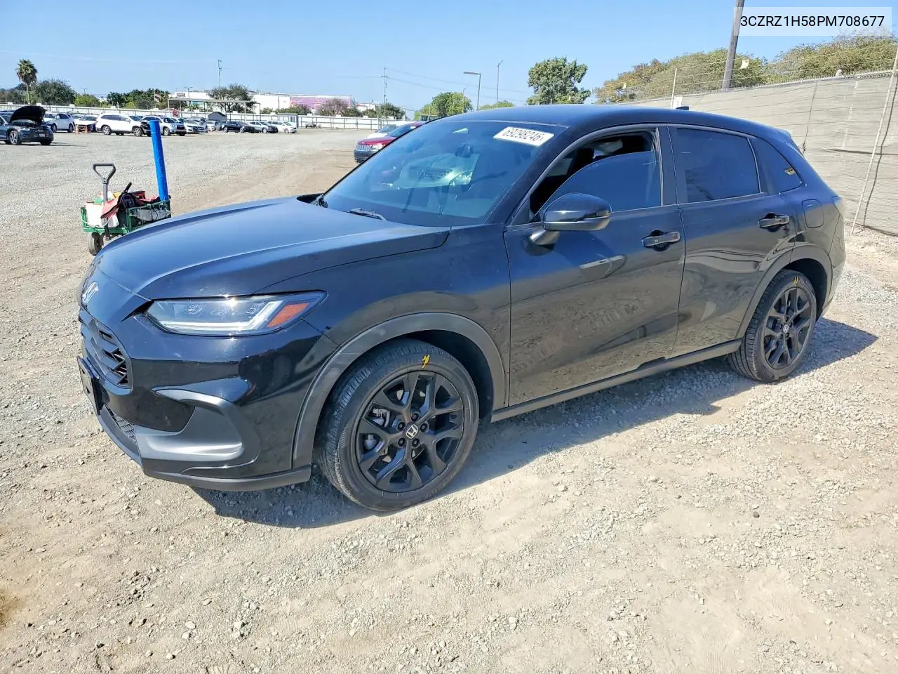 HONDA HR-V 2023, VIN 3CZRZ1H58PM708677