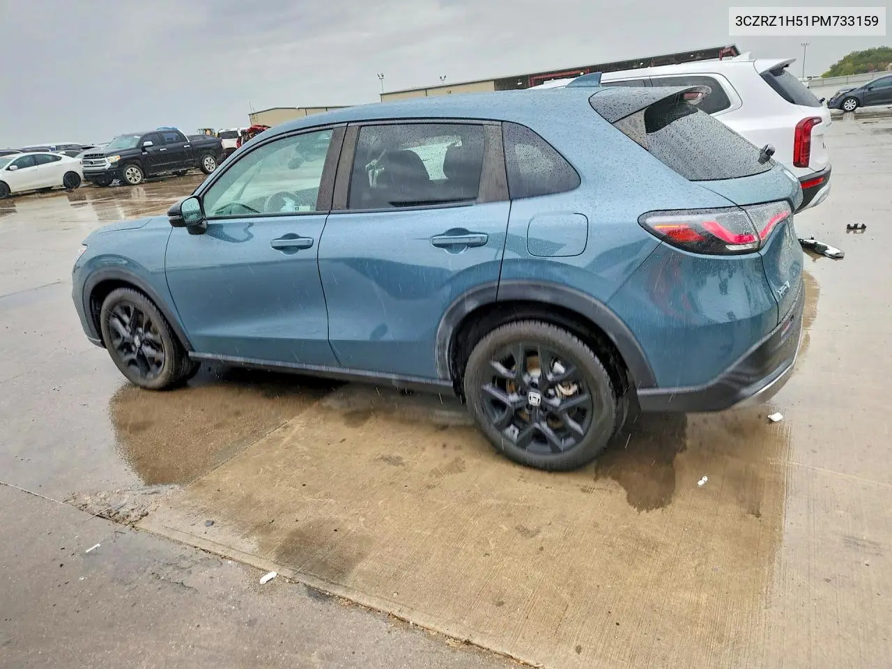 2023 HONDA HR-V VIN 3CZRZ1H51PM733159 — фото 2
