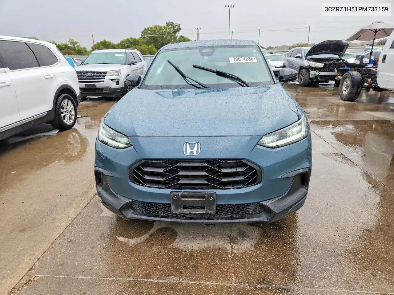 2023 HONDA HR-V VIN 3CZRZ1H51PM733159 — фото 5