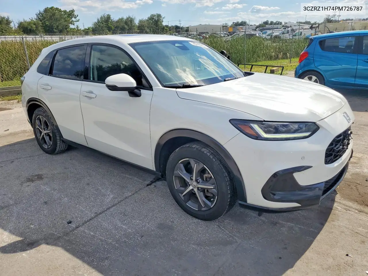 2023 HONDA HR-V VIN 3CZRZ1H74PM726787 — фото 4