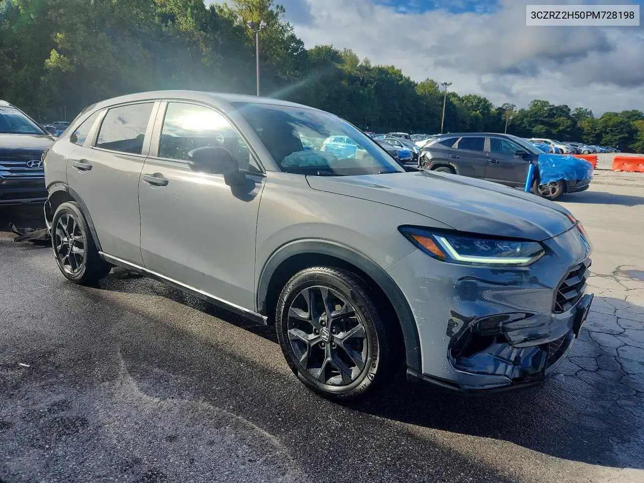 2023 HONDA HR-V VIN 3CZRZ2H50PM728198 — фото 4