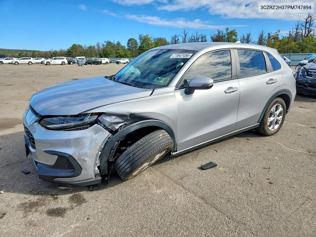 HONDA HR-V 2023, VIN 3CZRZ2H37PM747894